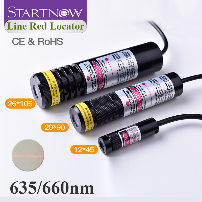 Industrial Infrared Laser - ラインレッドロケーター 635nm 赤外線調整可能なレーザーモジュールロケーター赤色レーザーライン位置決め木工石切断機用