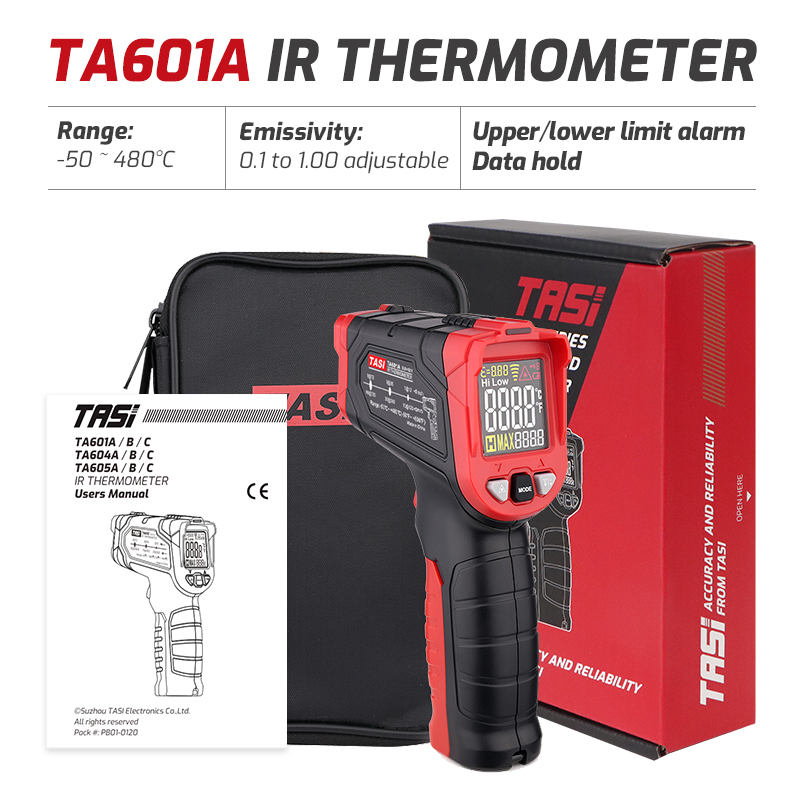 Industrial Infrared Laser - TA601A TA601B TA601C 赤外線温度計レーザー IR 温度ガン非接触デジタルパイロメーター工業用測定ツール