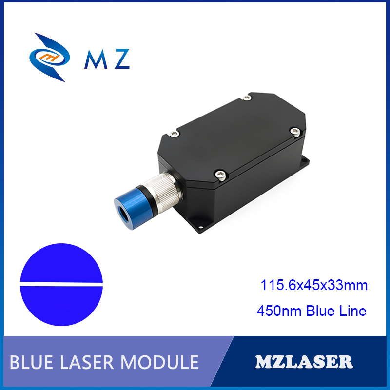 Industrial Blue Laser - ブルーラインレーザーダイオードモデル 調整可能フォーカス 450nm 800mw 1200mw 1600mw