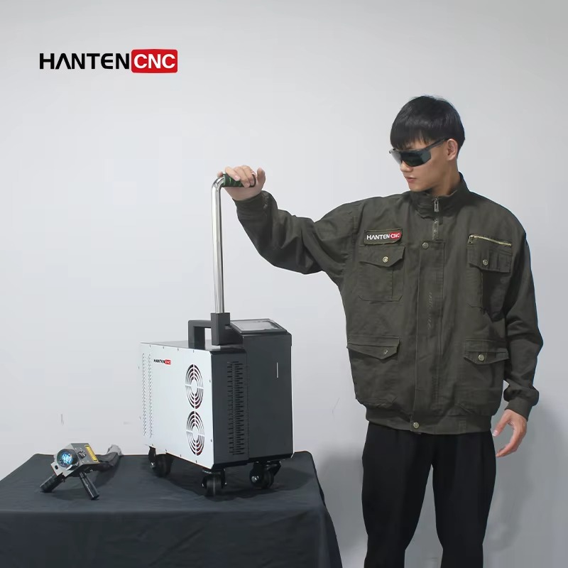 Industrial Laser Cleaning Equipment - コンパクトレーザー洗浄ツール 金属錆酸化物塗料除去装置 表面修復 工業メンテナンスシステム