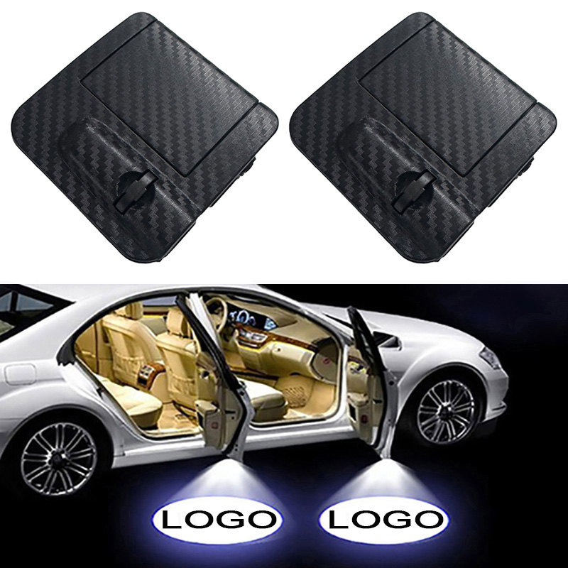 Industrial Laser Projection - 1個入り 新車 ドアロゴ LED ウェルカムナイトライト ワイヤレス投影レーザーランプ