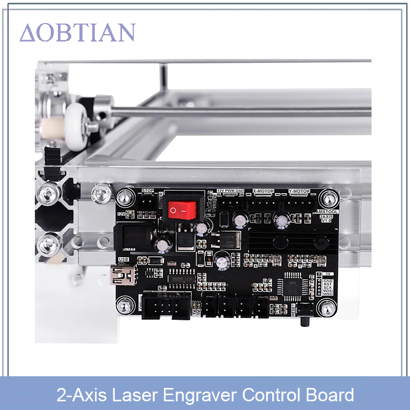 Controller Grbl Board - 2 軸レーザー彫刻機制御ボードパネル、GRBL USB ポートメインボード + オフライン統合ドライバー