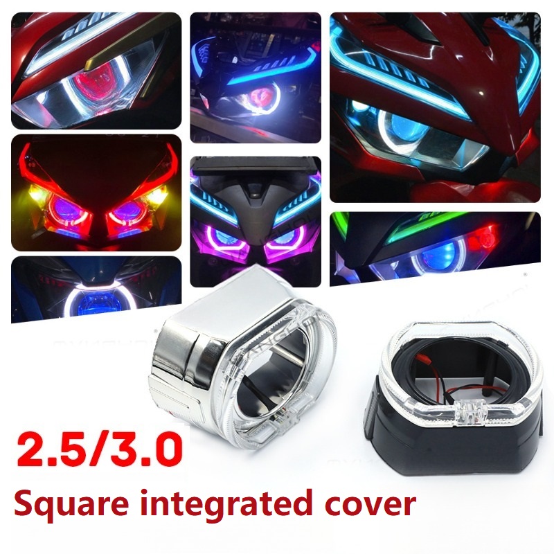 Laser Focus Lens - 2 個プロジェクターカバーヘッドライト 3.0/2.5 インチレンズダストカバー HID プロジェクターレンズレーザーヘッドライトレンズ