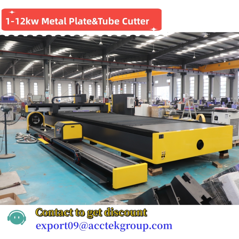 Industrial Laser Machine Price - Acctekファイバーレーザー切断機,板金産業用,max raycus,ipg,500w,1000w,2000x6000mm,カスタムサイズ,価格