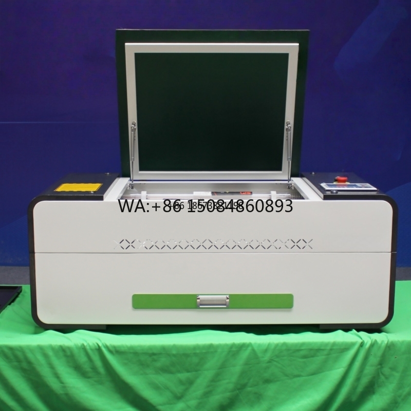 Acrylic Cutting Machine - 60W CO2切断彫刻機 4060作業エリア 非金属木材アクリル石DIYクラフト工業用精密加工ツール