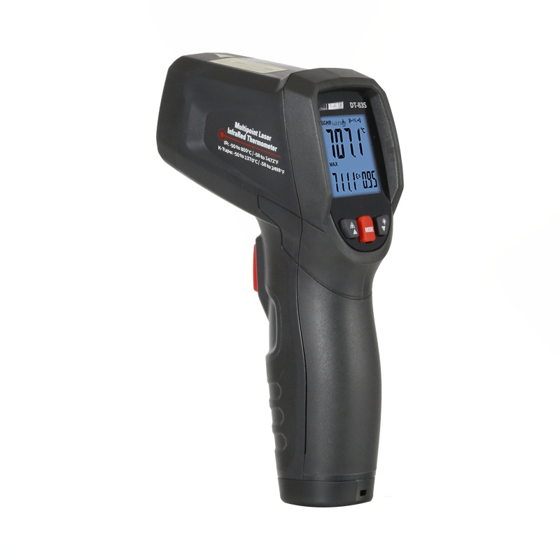 Industrial Infrared Laser - Ranlraka CEM DT-835/836 高精度ハンドヘルド工業用赤外線温度計（リングレーザー照準機能付き）