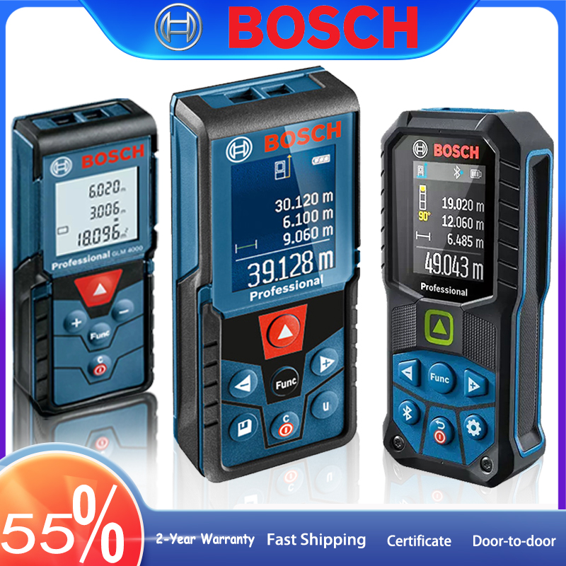 Industrial Laser Tape Measure - オリジナルBOSCHレーザー距離計GLM4000 GLM50 -23G GLM50-27CG GLM30-23G GLM400