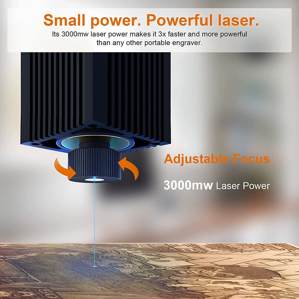 Wainlux-レーザー彫刻機K6,3000mw CNC,b - Industrial Laser Printing Machine のレビューと価格