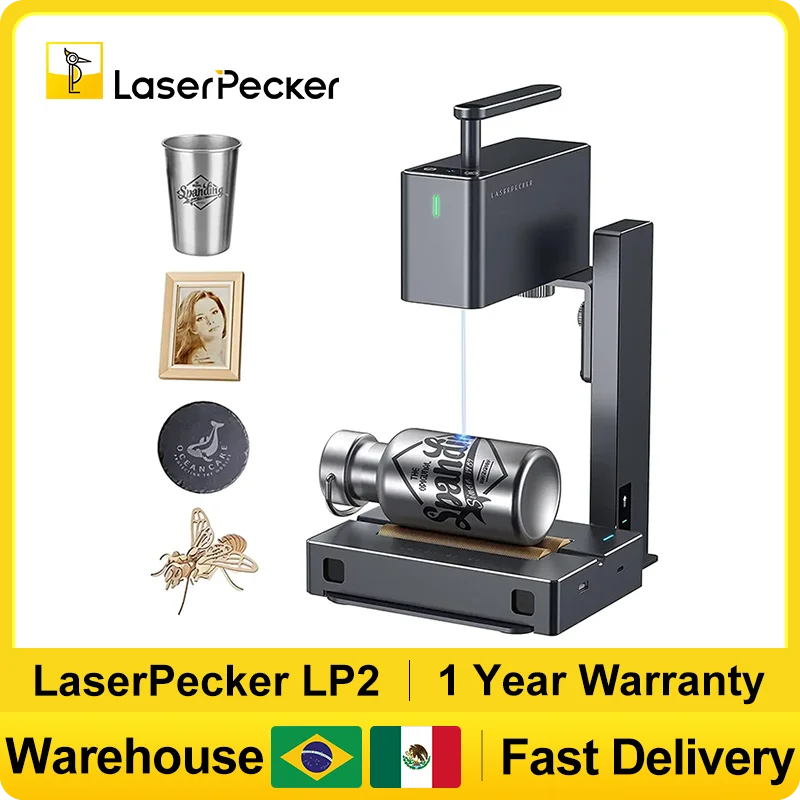 Laserpecker 2-ポータブルレーザー彫刻機,木材彫 - Industrial Laser Printing Machine のレビューと価格