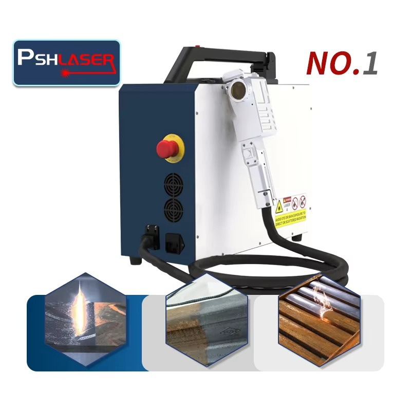 バックパック型携帯レーザークリーナー錆除去工業用100w 1 - Industrial Laser Machine Price のレビューと価格