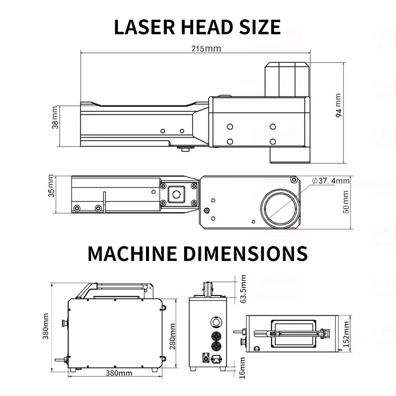 バックパック型携帯レーザークリーナー錆除去工業用100w 1 - Industrial Laser Machine Price のレビューと価格
