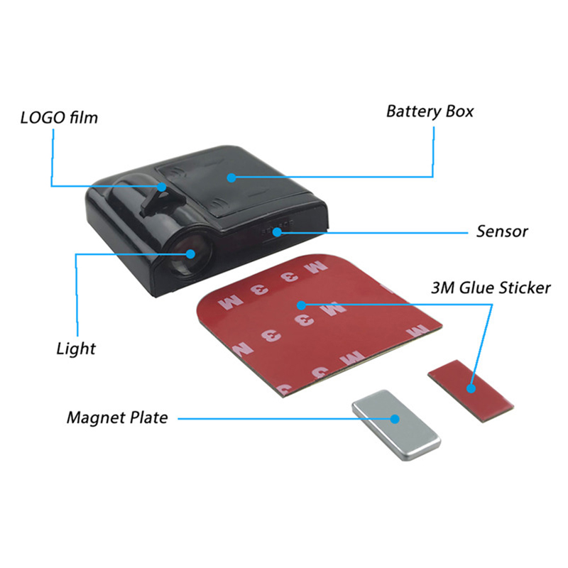 1 個車のドアロゴライトウェルカムランプレーザーライトユニバ - Industrial Laser Projection のレビューと価格