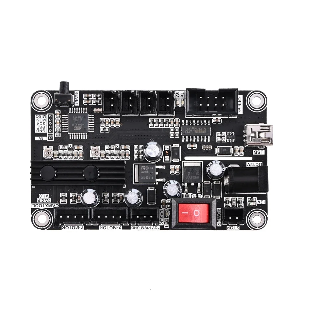 2 軸レーザー彫刻機制御ボードパネル、GRBL USB ポー - Controller Grbl Board のレビューと価格