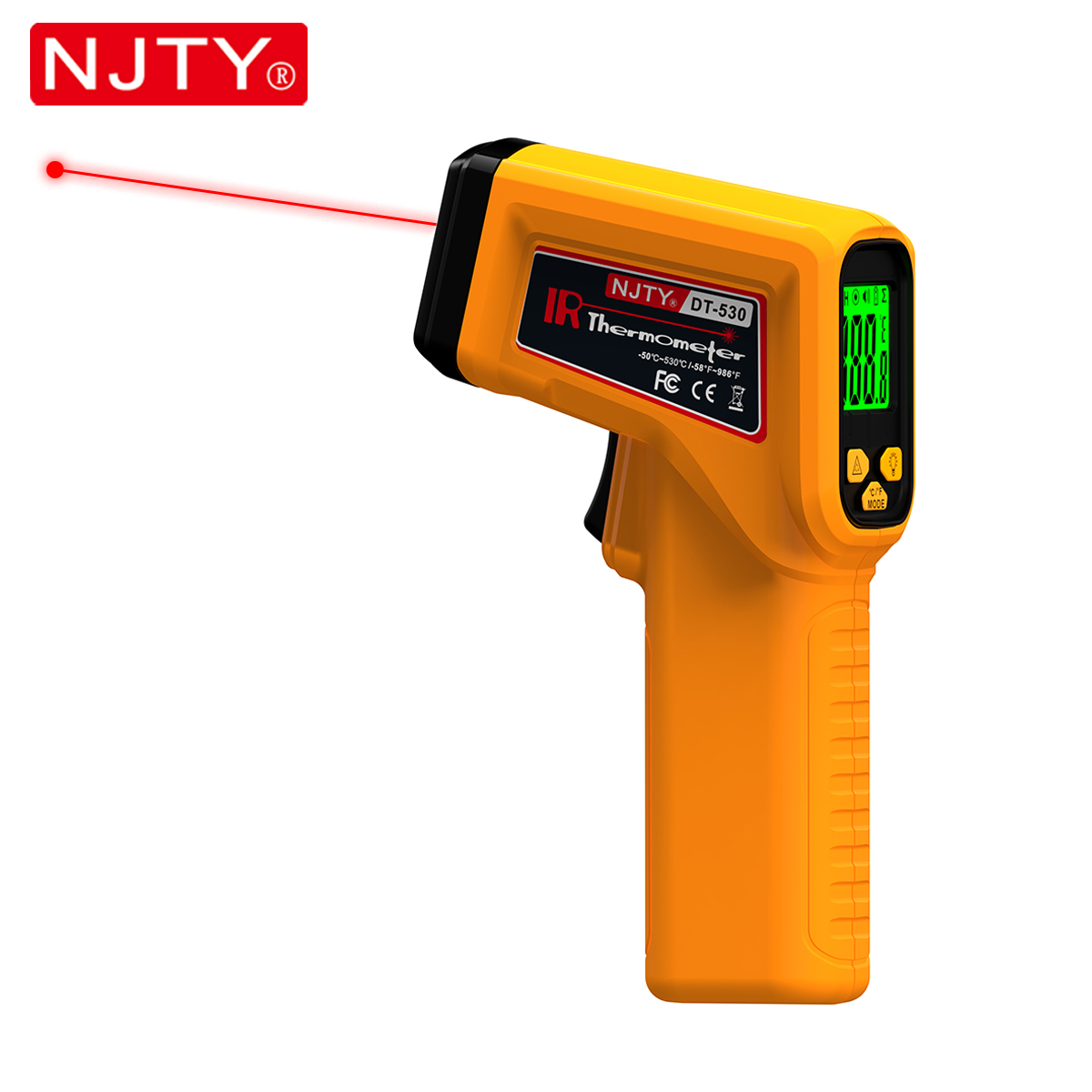 NJTY 赤外線温度計レーザー非接触温度ガン工業用正確な - - Industrial Infrared Laser のレビューと価格