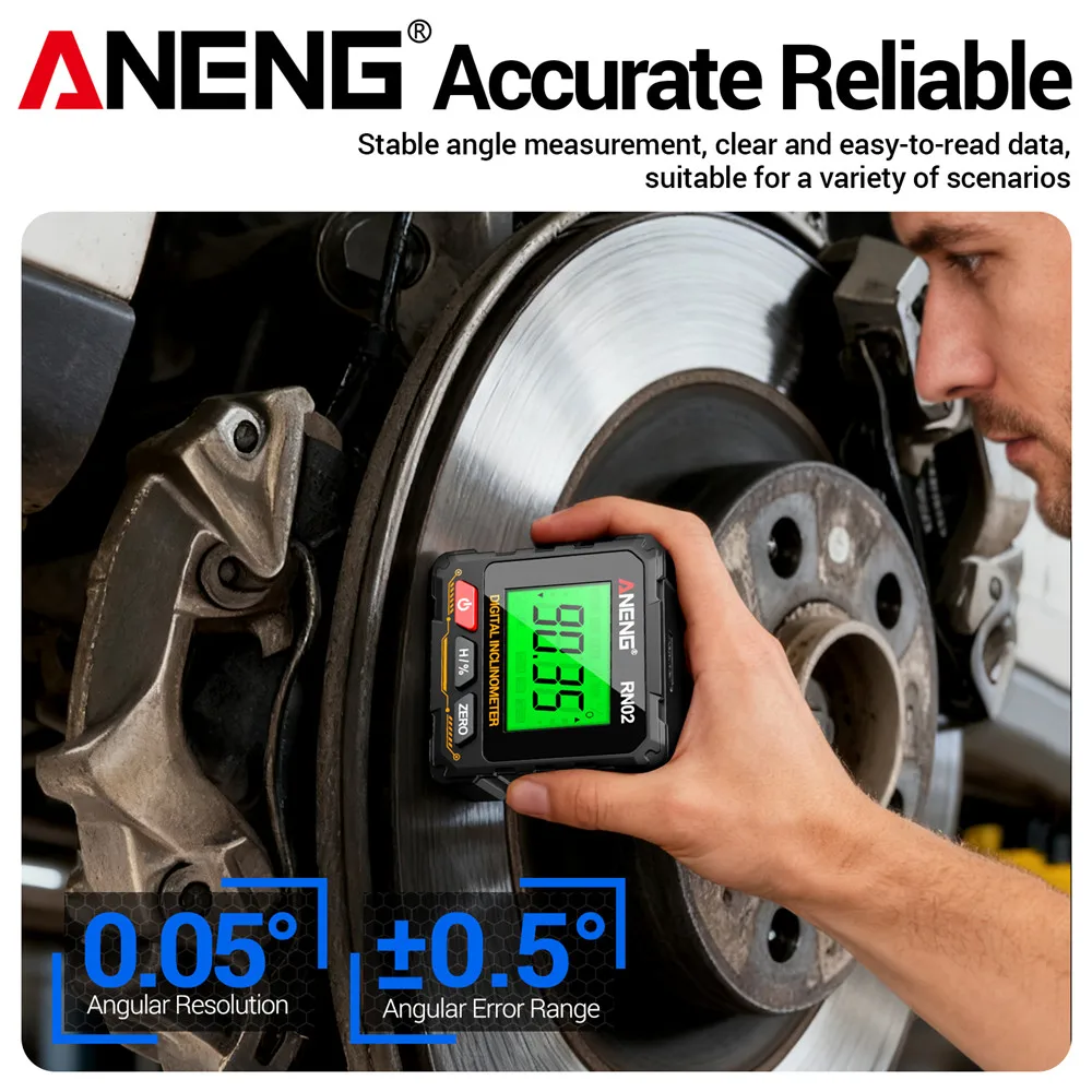 磁気デジタル角度計 ANENG RN03 レーザー傾斜計 充 - Industrial Laser Alignment Tool のレビューと価格