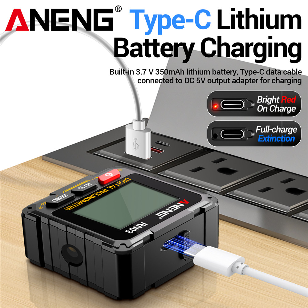 磁気デジタル角度計 ANENG RN03 レーザー傾斜計 充 - Industrial Laser Alignment Tool のレビューと価格