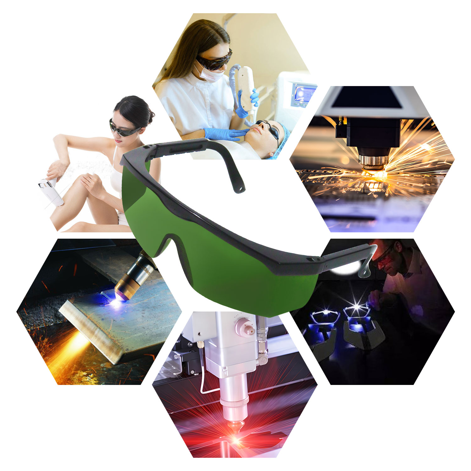 1064nm 赤外線レーザー安全保護メガネ IPL 脱毛 5 - Industrial Blue Laser のレビューと価格