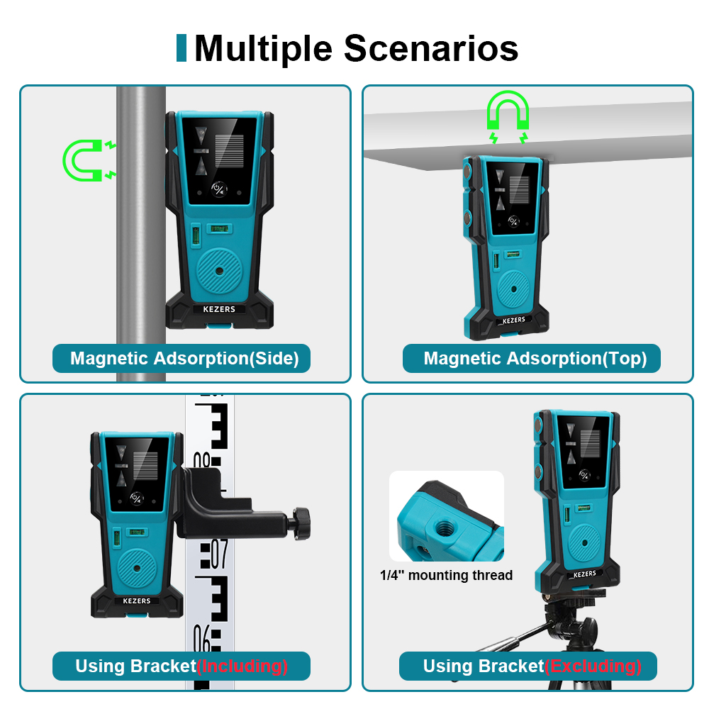 KEZERS -緑色レーザーレベル検出器,KL4D-05G/ - Industrial Laser Alignment Tool のレビューと価格
