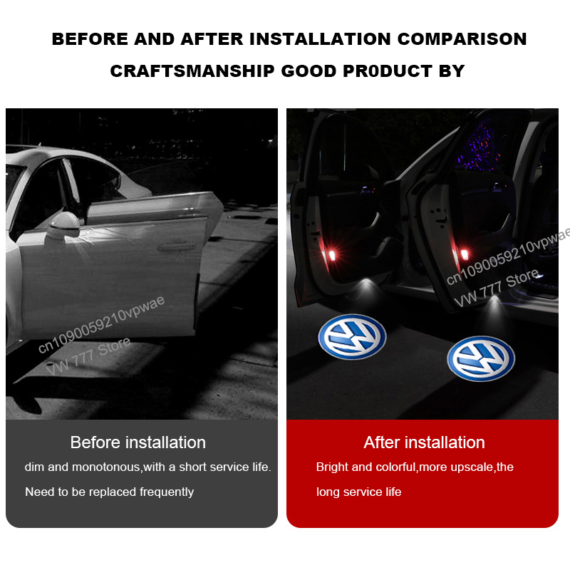 2個入り 車ロゴ ドアロゴ カーテシランプ レーザープロジェ - Industrial Laser Projection のレビューと価格