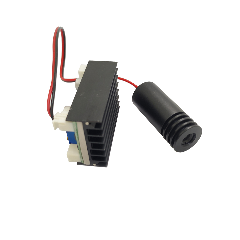 産業用 12V 100mw 405nm 青/紫光レーザーモジ - Industrial Blue Laser のレビューと価格