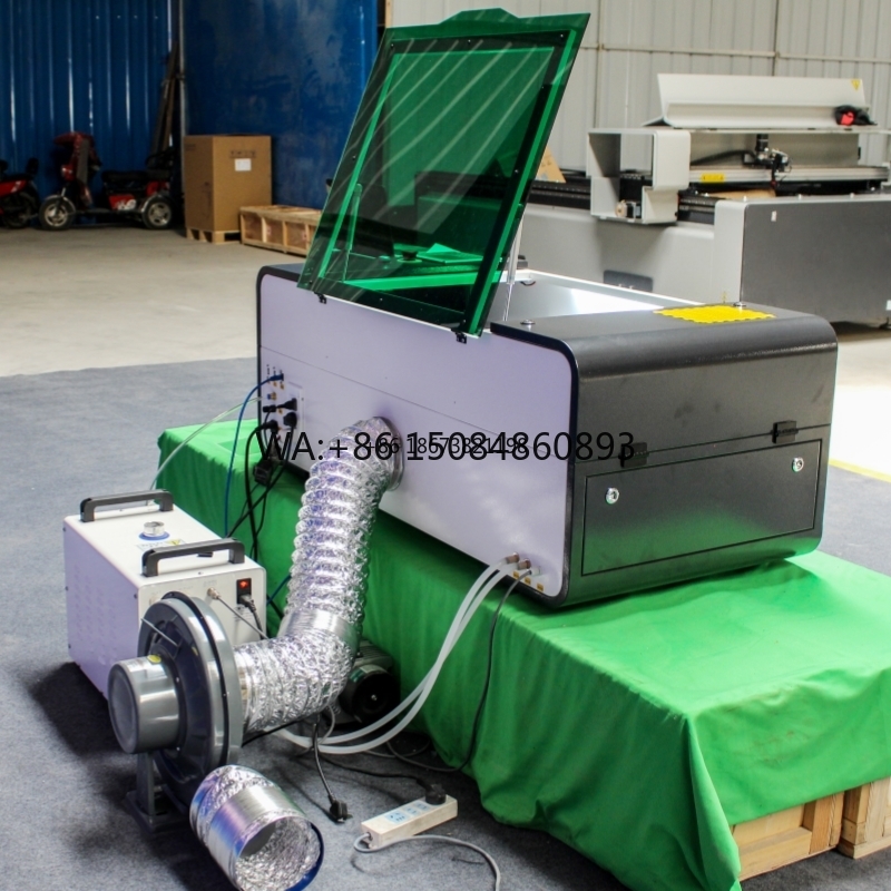 60W CO2切断彫刻機 4060作業エリア 非金属木材アク - Acrylic Cutting Machine のレビューと価格