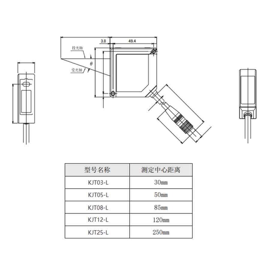 NEW2026 KJT 工業用レーザー測定センサー 高安定性 - Industrial Laser Displacement Sensor のレビューと価格