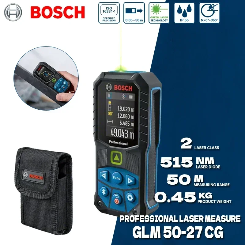 BOSCH GLM 50-27 CG レーザー距離計高精度軽 - Industrial Laser Drill のレビューと価格