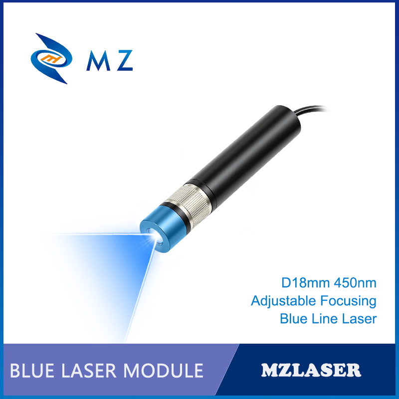調整可能な集束ブルーラインレーザーダイオードモジュール D1 - Industrial Blue Laser のレビューと価格