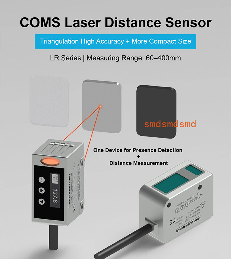 LR400 レーザー変位センサー RS485 NPN PNP - Industrial Laser Displacement Sensor のレビューと価格