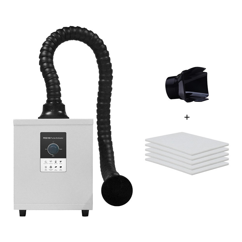 はんだ蒸気抽出器 FES150W DTF 煙吸収清浄機 HE - Fume Extractor Laser のレビューと価格