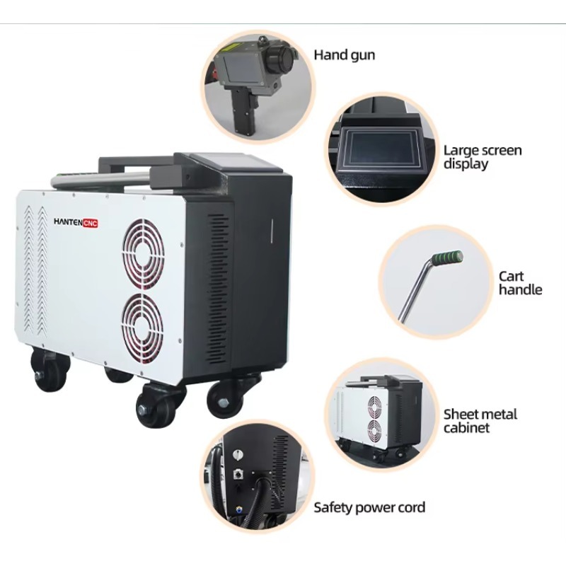 ポータブルパルスファイバー300Wレーザー洗浄機、金属・石・ - Industrial Laser Cleaning Equipment のレビューと価格