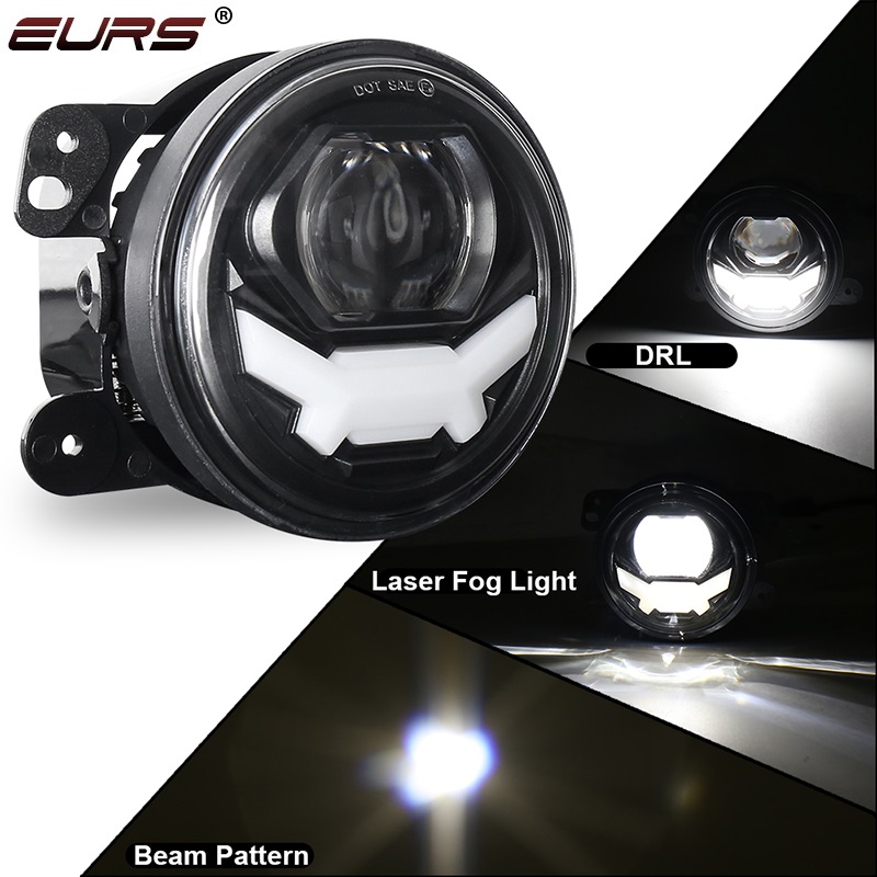 4インチLEDフォグランプ 30W DRLレーザーフォグラン - Laser Focus Lens のレビューと価格