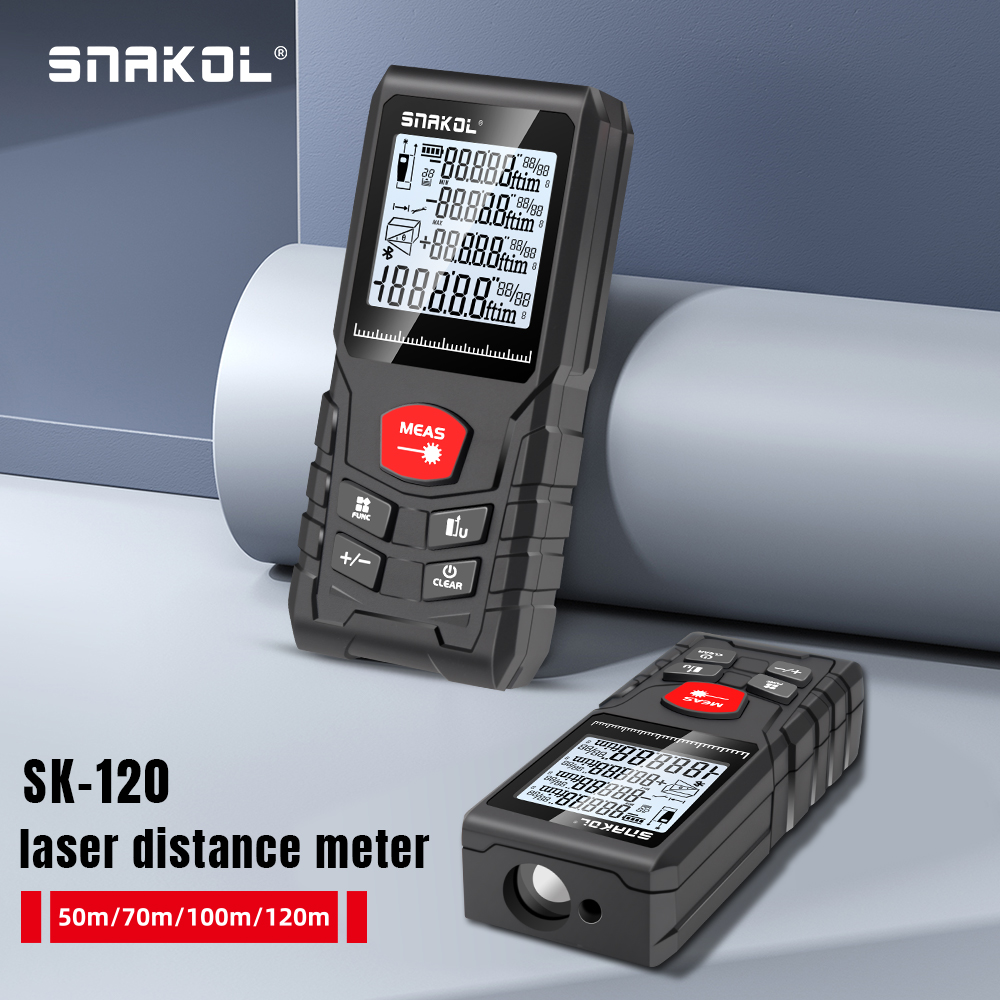 SNAKOL 3-in-1高精度レーザー距離計テープメジャー - Industrial Laser Tape Measure のレビューと価格