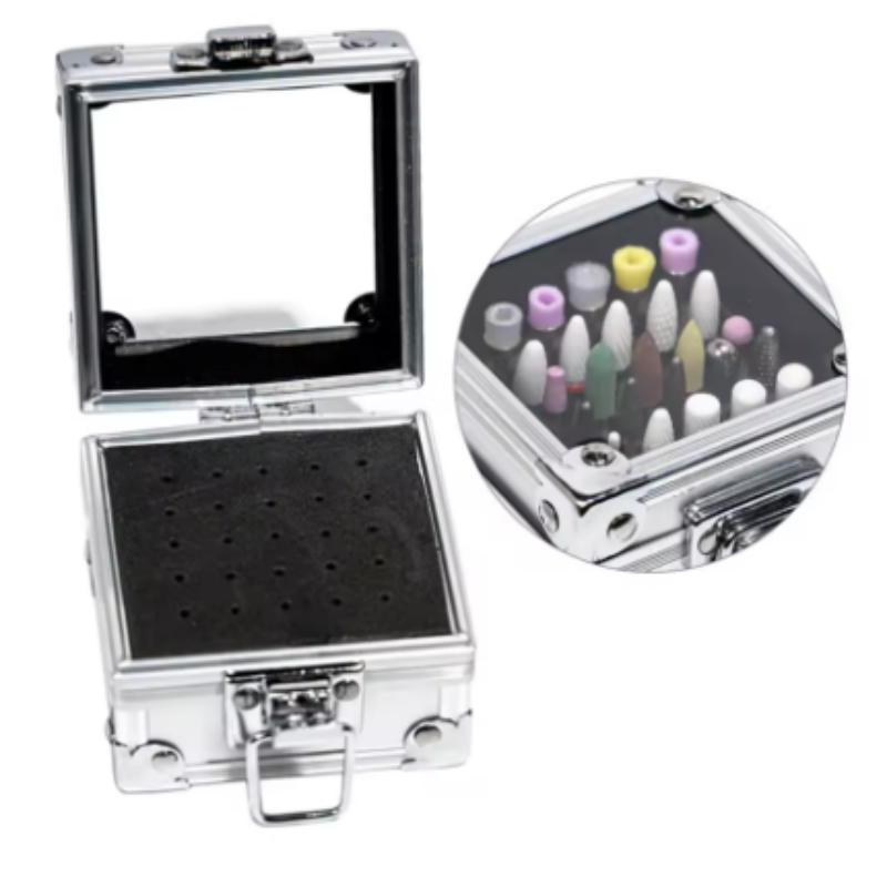 25/40/50 穴ネイルドリルビットスタンドホルダーケース - Acrylic Cutting Machine のレビューと価格