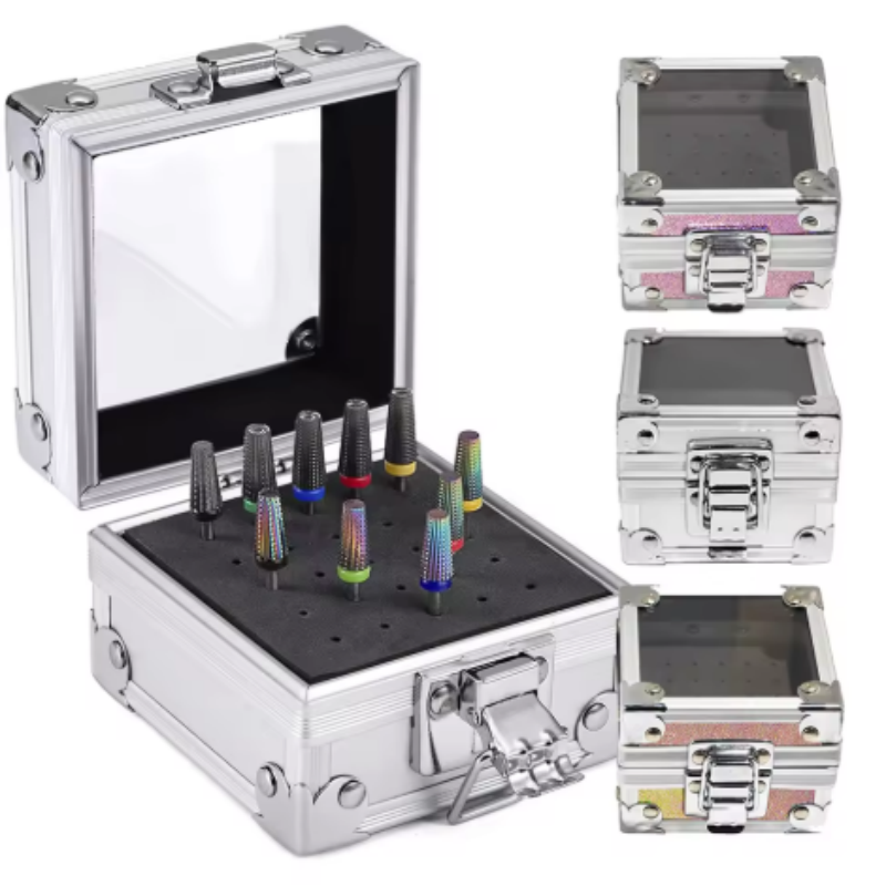 25/40/50 穴ネイルドリルビットスタンドホルダーケース - Acrylic Cutting Machine のレビューと価格