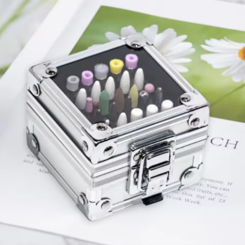 25/40/50 穴ネイルドリルビットスタンドホルダーケース - Acrylic Cutting Machine のレビューと価格