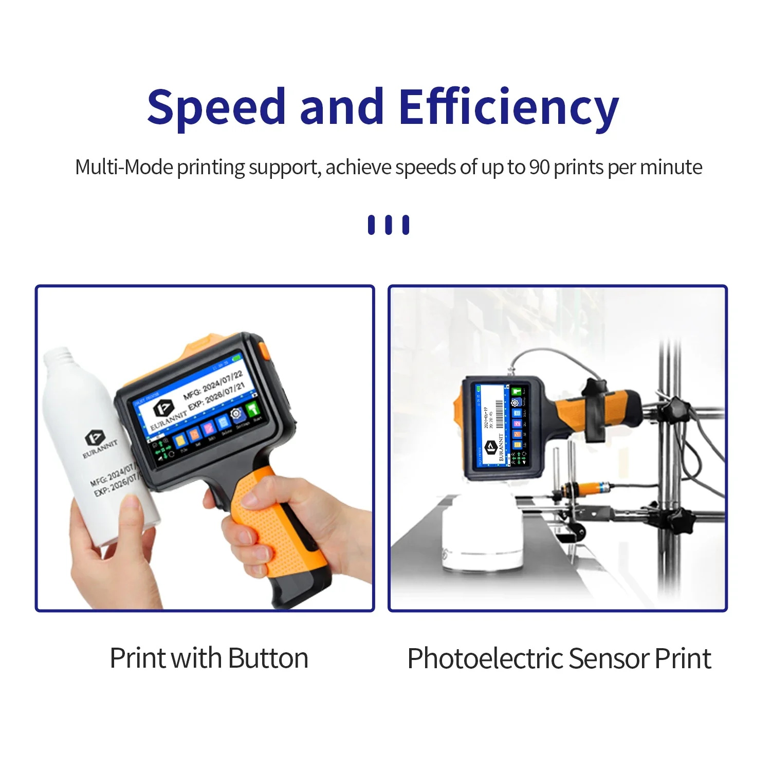 EURANNIT-E19ポータブルサーマルインクジェットプリ - Industrial Laser Printing Machine のレビューと価格