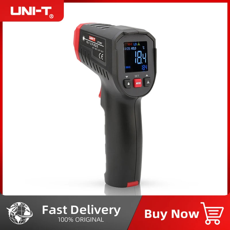 UNI-T デジタル温度計非接触工業用赤外線レーザー温度計  - Industrial Infrared Laser のレビューと価格