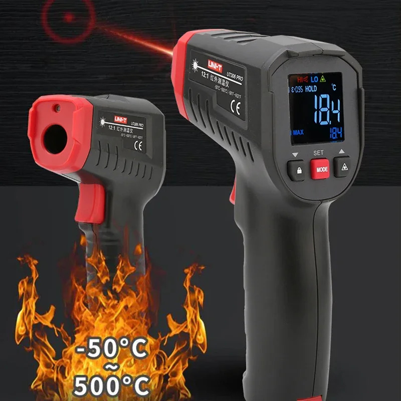 UNI-T デジタル温度計非接触工業用赤外線レーザー温度計  - Industrial Infrared Laser のレビューと価格