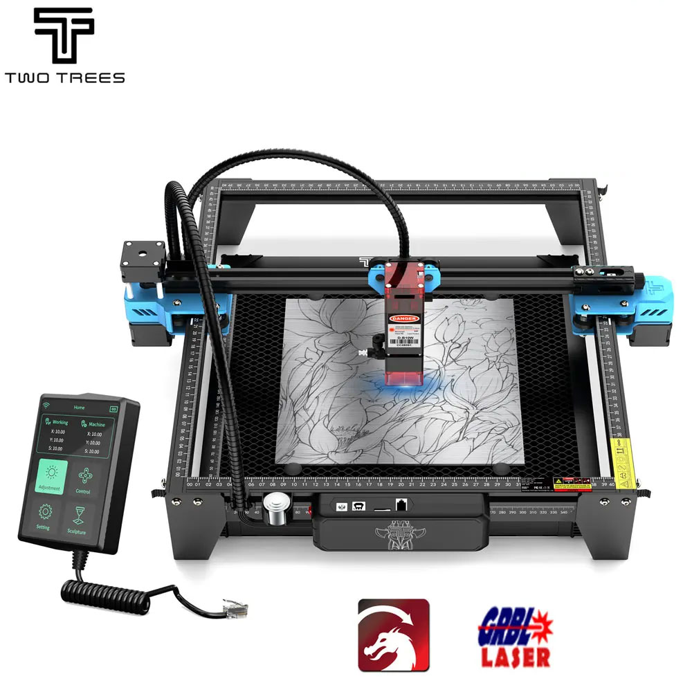 Twotrees-TTS-10プロメタルレーザー彫刻機,80 - Industrial Laser Printing Machine のレビューと価格